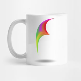 Letter F rainbow style Mug